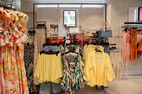 Quiz Trafford summer clothes display